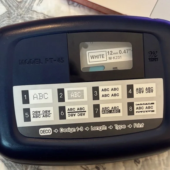 Brother P-touch Label Maker in Black and White - Picture 2 of 2